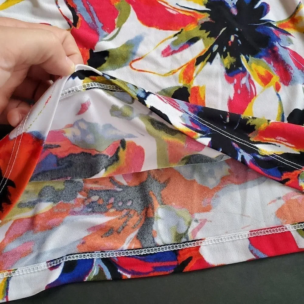 212 collection Multi Floral Print Blouse - Picture 5 of 10